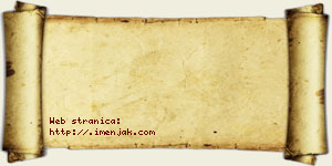 Staša Stojmenović vizit kartica